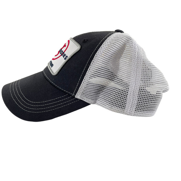 Garth Brooks Mens Mesh Snapback Adjustable Trucker Hat Black/white - Picture 2 of 4